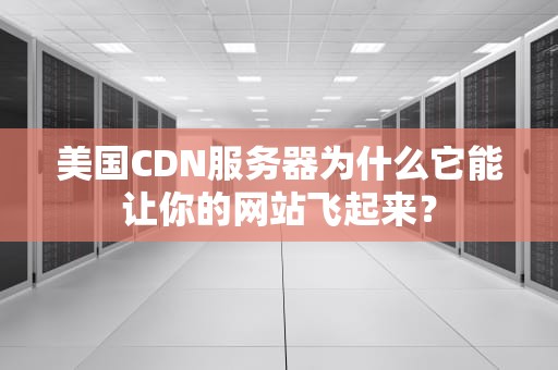 美国CDN服务器为什么它能让你的网站飞起来？