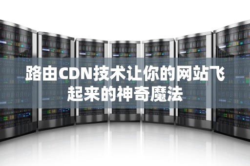 路由CDN技术让你的网站飞起来的神奇魔法