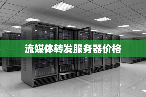 流媒体转发服务器价格