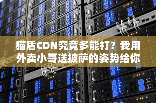 猫盾CDN究竟多能打？我用外卖小哥送披萨的姿势给你讲明白