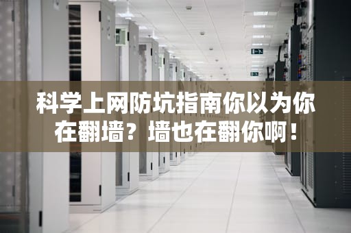 科学上网防坑指南你以为你在翻墙？墙也在翻你啊！