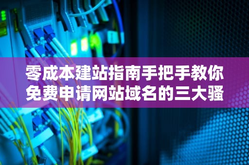 零成本建站指南手把手教你免费申请网站域名的三大骚操作