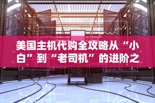 美国主机代购全攻略从“小白”到“老司机”的进阶之路