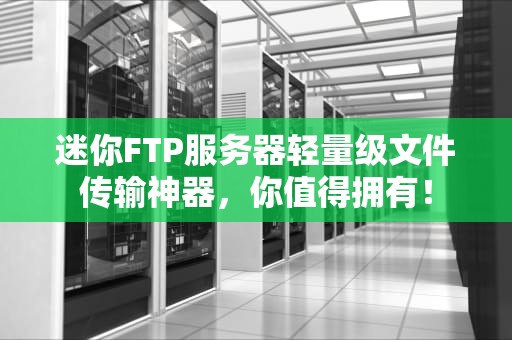 迷你FTP服务器轻量级文件传输神器，你值得拥有！