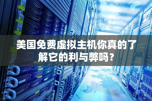 美国免费虚拟主机你真的了解它的利与弊吗？