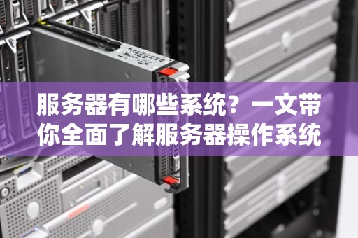服务器有哪些系统？一文带你全面了解服务器操作系统的选择与应用