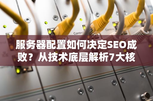 服务器配置如何决定SEO成败？从技术底层解析7大核心影响要素