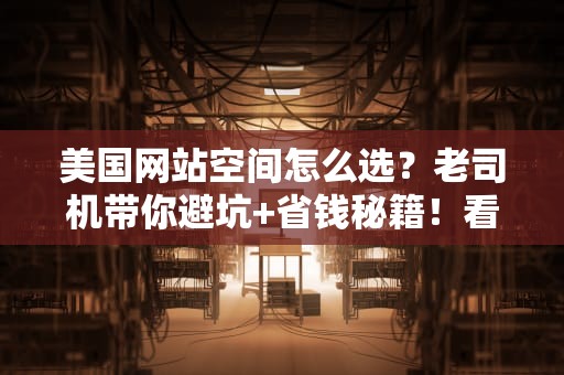 美国网站空间怎么选？老司机带你避坑+省钱秘籍！看完这篇少交90%智商税！