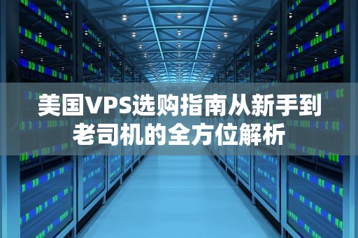 美国VPS选购指南从新手到老司机的全方位解析