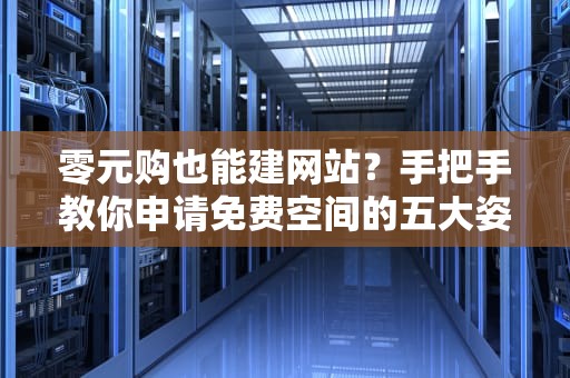零元购也能建网站？手把手教你申请免费空间的五大姿势