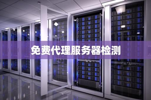 免费代理服务器检测