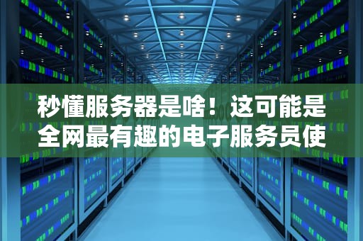 秒懂服务器是啥！这可能是全网最有趣的电子服务员使用说明书
