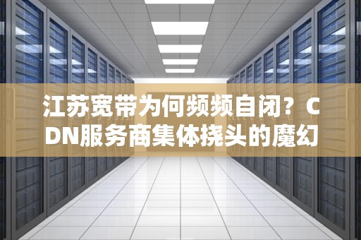 江苏宽带为何频频自闭？CDN服务商集体挠头的魔幻现实