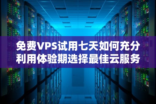 免费VPS试用七天如何充分利用体验期选择最佳云服务器