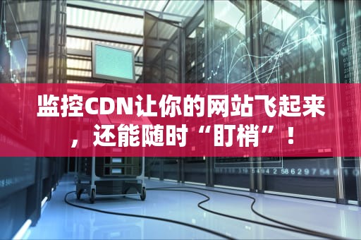 监控CDN让你的网站飞起来，还能随时“盯梢”！