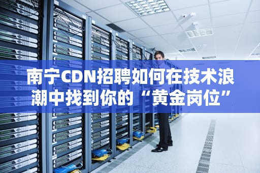 南宁CDN招聘如何在技术浪潮中找到你的“黄金岗位”？