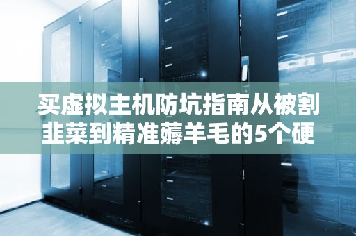 买虚拟主机防坑指南从被割韭菜到精准薅羊毛的5个硬核知识点