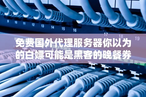 免费国外代理服务器你以为的白嫖可能是黑客的晚餐券？