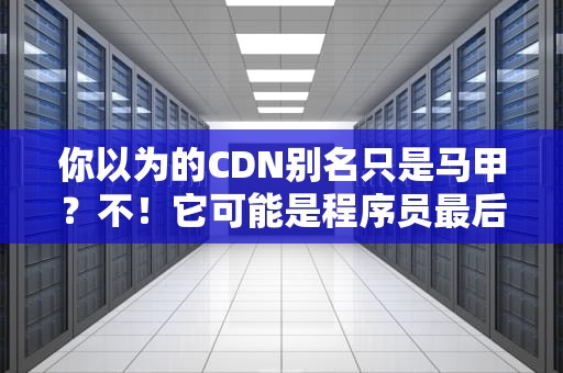 你以为的CDN别名只是马甲？不！它可能是程序员最后的倔强