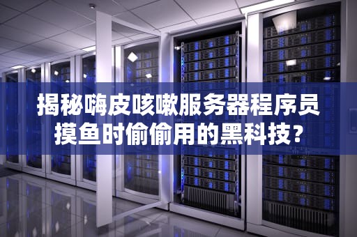 揭秘嗨皮咳嗽服务器程序员摸鱼时偷偷用的黑科技？