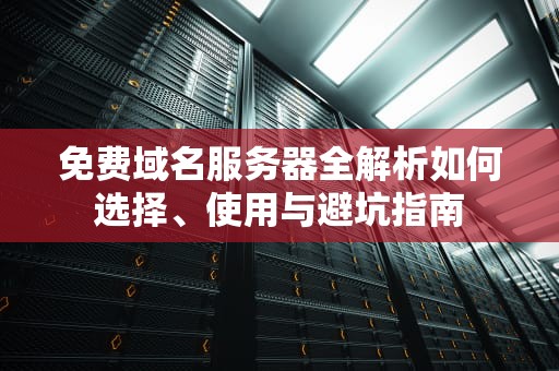 免费域名服务器全解析如何选择、使用与避坑指南