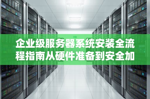 企业级服务器系统安装全流程指南从硬件准备到安全加固的12个关键步骤