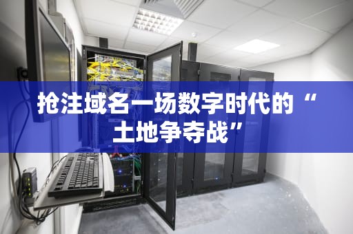 抢注域名一场数字时代的“土地争夺战”