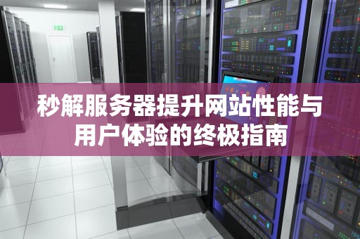 秒解服务器提升网站性能与用户体验的终极指南