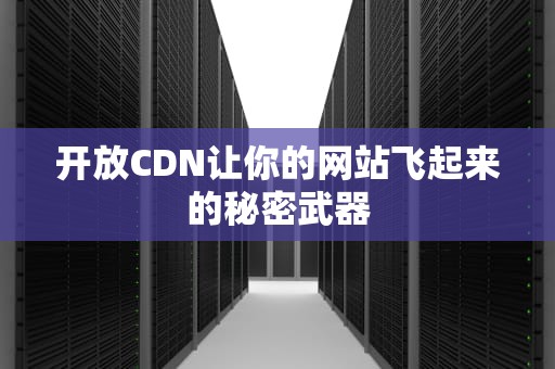 开放CDN让你的网站飞起来的秘密武器