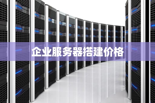 企业服务器搭建价格
