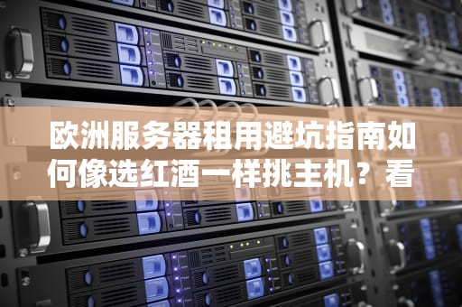 欧洲服务器租用避坑指南如何像选红酒一样挑主机？看完少交3年智商税