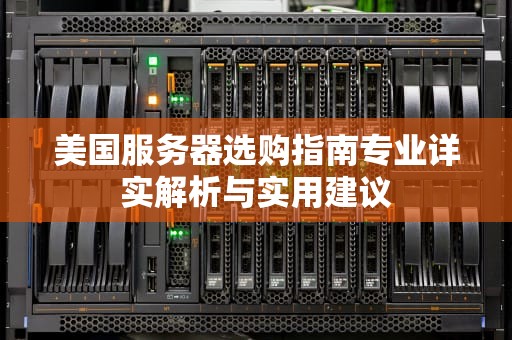 美国服务器选购指南专业详实解析与实用建议