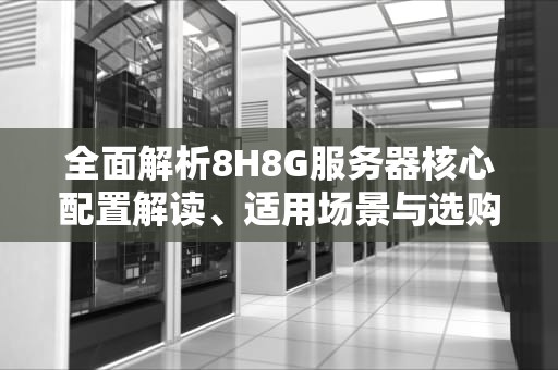 全面解析8H8G服务器核心配置解读、适用场景与选购优化指南
