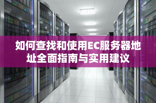如何查找和使用EC服务器地址全面指南与实用建议