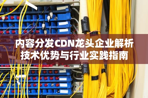 内容分发CDN龙头企业解析技术优势与行业实践指南