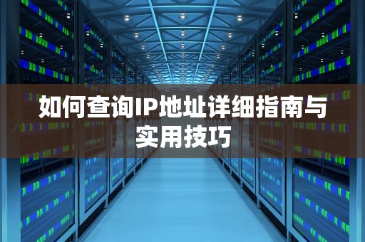 如何查询IP地址详细指南与实用技巧