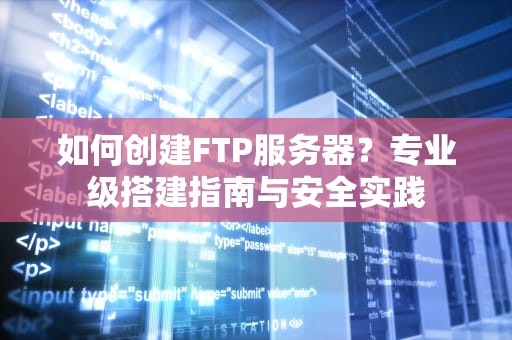 如何创建FTP服务器？专业级搭建指南与安全实践