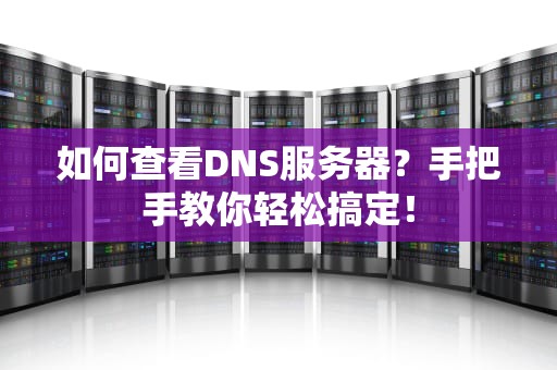 如何查看DNS服务器？手把手教你轻松搞定！