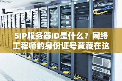 SIP服务器ID是什么？网络工程师的身份证号竟藏在这里！