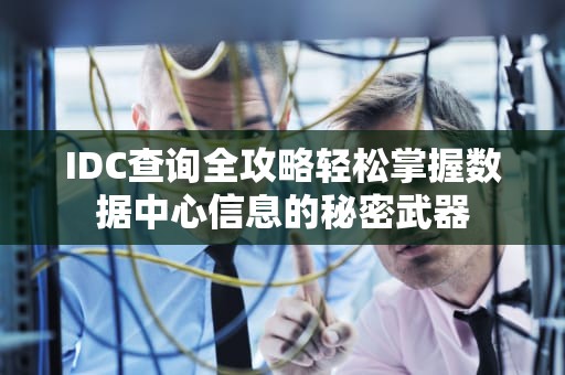 IDC查询全攻略轻松掌握数据中心信息的秘密武器