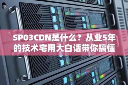 SP03CDN是什么？从业5年的技术宅用大白话带你搞懂内容分发网络
