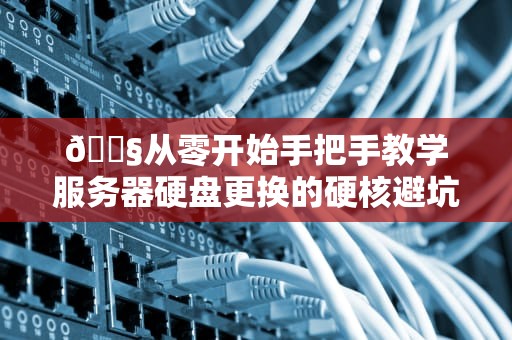 🔧从零开始手把手教学服务器硬盘更换的硬核避坑指南🔧