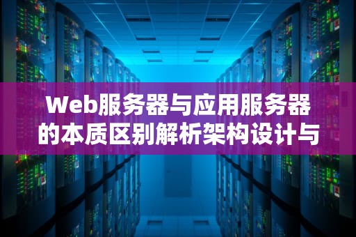 Web服务器与应用服务器的本质区别解析架构设计与实战选型指南