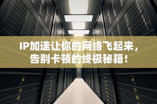 IP加速让你的网络飞起来，告别卡顿的终极秘籍！