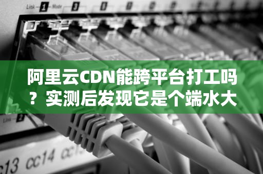 阿里云CDN能跨平台打工吗？实测后发现它是个端水大师