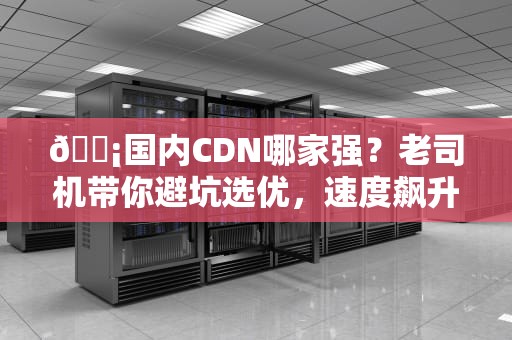 📡国内CDN哪家强？老司机带你避坑选优，速度飙升不是梦！