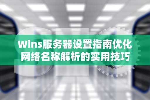 Wins服务器设置指南优化网络名称解析的实用技巧