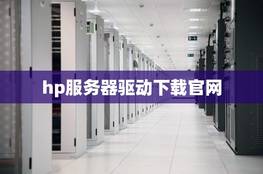hp服务器驱动下载官网