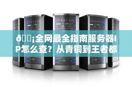 📡全网最全指南服务器IP怎么查？从青铜到王者都适用的6种姿势