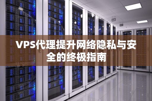 VPS代理提升网络隐私与安全的终极指南